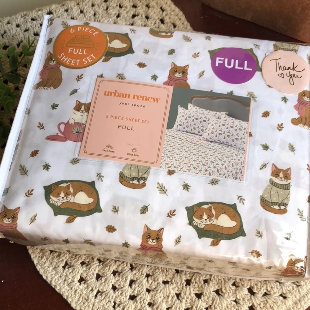 Urban Renewal Cat Print Sheet Set - FULL